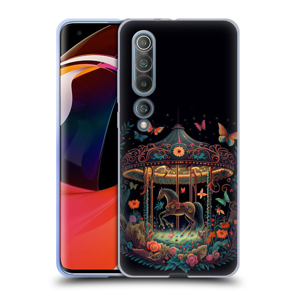 JK Stewart Graphics Carousel Dark Knight Garden Soft Gel Case for Xiaomi Mi 10 5G / Mi 10 Pro 5G