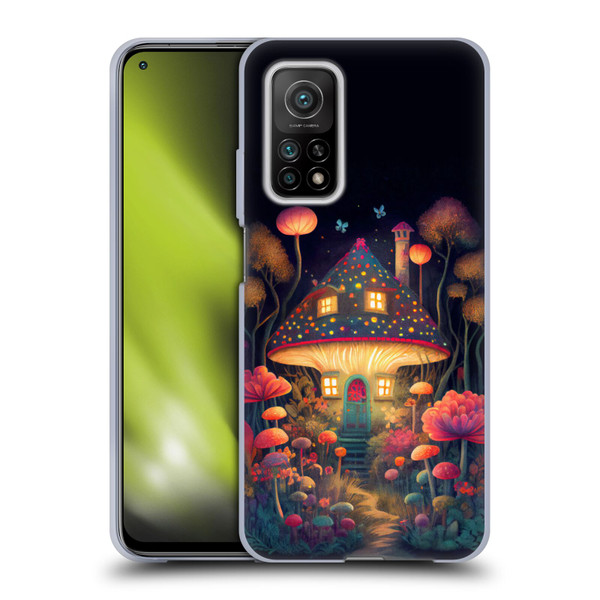 JK Stewart Graphics Mushroom Cottage Night Garden Soft Gel Case for Xiaomi Mi 10T 5G