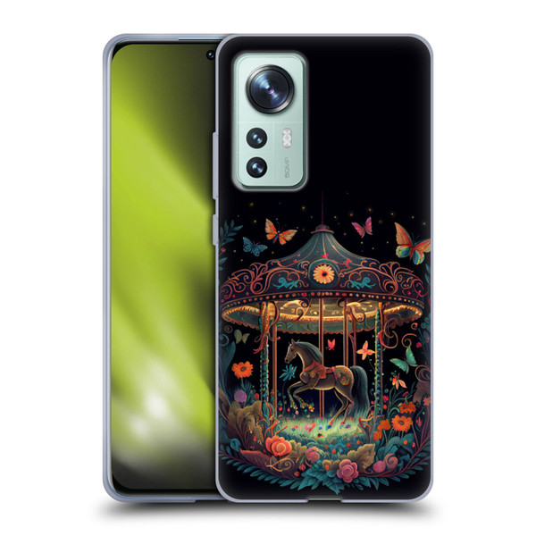 JK Stewart Graphics Carousel Dark Knight Garden Soft Gel Case for Xiaomi 12
