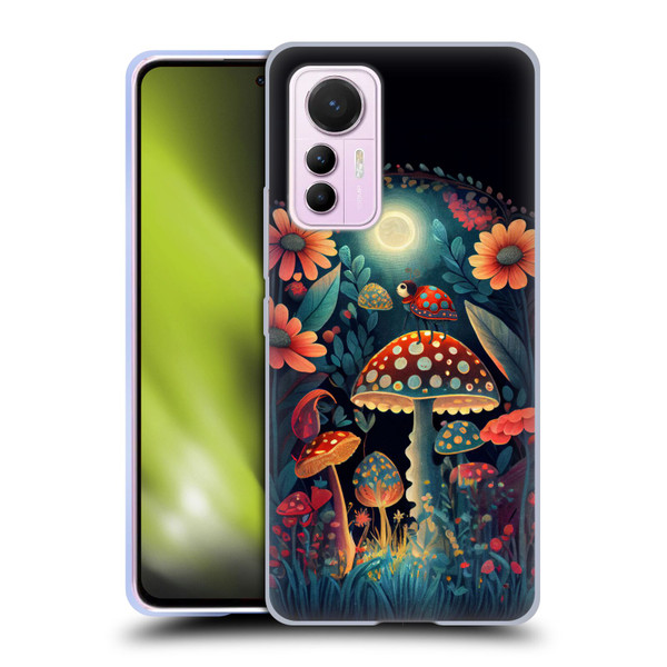 JK Stewart Graphics Ladybug On Mushroom Soft Gel Case for Xiaomi 12 Lite