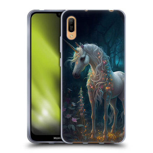 JK Stewart Key Art Unicorn Soft Gel Case for Huawei Y6 Pro (2019)