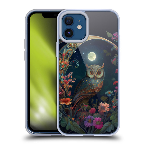 JK Stewart Key Art Owl Soft Gel Case for Apple iPhone 12 / iPhone 12 Pro