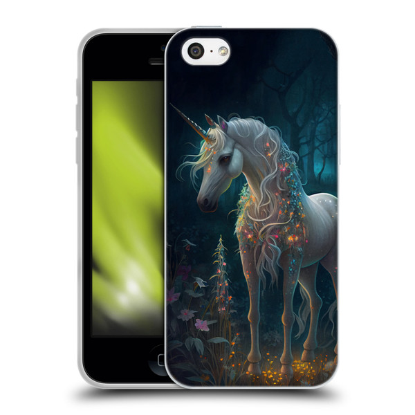 JK Stewart Key Art Unicorn Soft Gel Case for Apple iPhone 5c