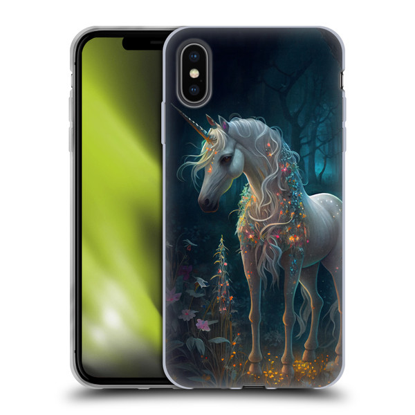 JK Stewart Key Art Unicorn Soft Gel Case for Apple iPhone XS Max