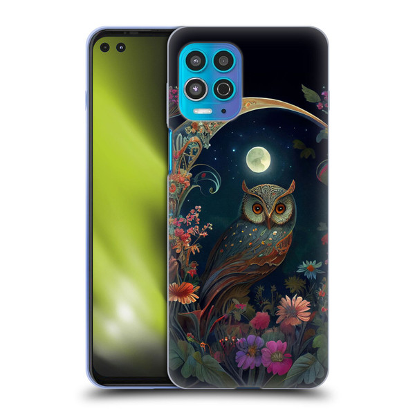 JK Stewart Key Art Owl Soft Gel Case for Motorola Moto G100