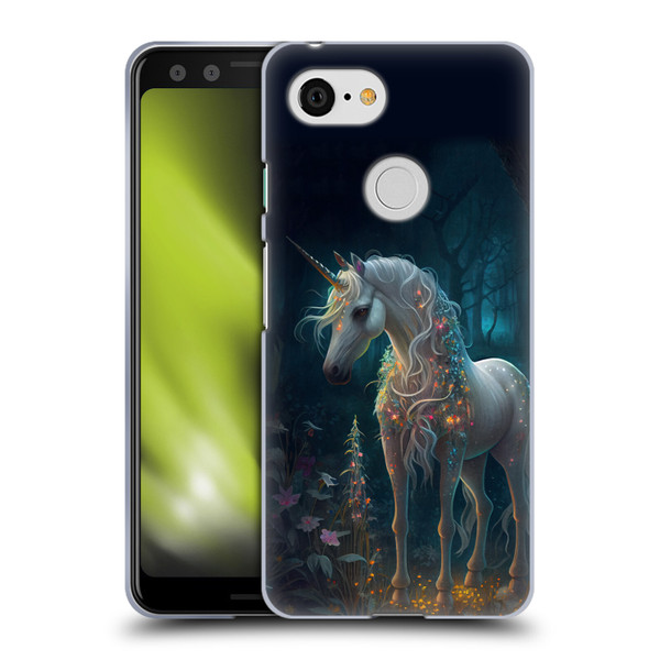 JK Stewart Key Art Unicorn Soft Gel Case for Google Pixel 3