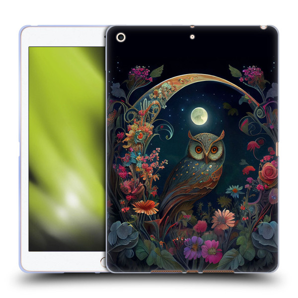JK Stewart Key Art Owl Soft Gel Case for Apple iPad 10.2 2019/2020/2021