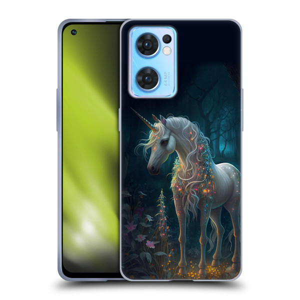 JK Stewart Key Art Unicorn Soft Gel Case for OPPO Reno7 5G / Find X5 Lite