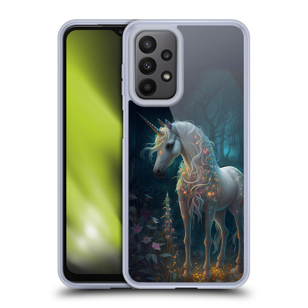 JK Stewart Key Art Unicorn Soft Gel Case for Samsung Galaxy A23 / 5G (2022)