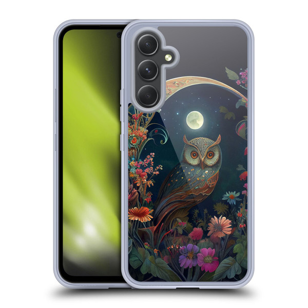 JK Stewart Key Art Owl Soft Gel Case for Samsung Galaxy A54 5G
