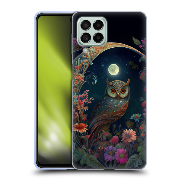 JK Stewart Key Art Owl Soft Gel Case for Samsung Galaxy M53 (2022)