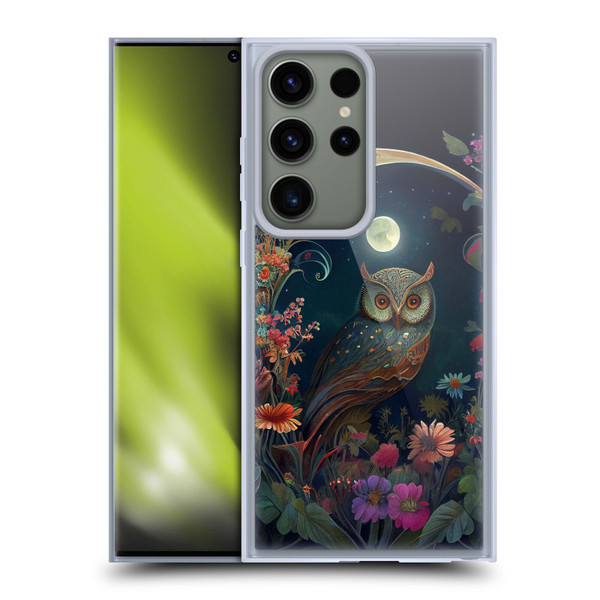 JK Stewart Key Art Owl Soft Gel Case for Samsung Galaxy S23 Ultra 5G