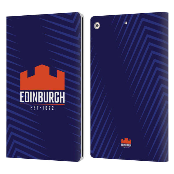 Edinburgh Rugby Graphic Art Blue Logo Leather Book Wallet Case Cover For Apple iPad 10.2 2019/2020/2021