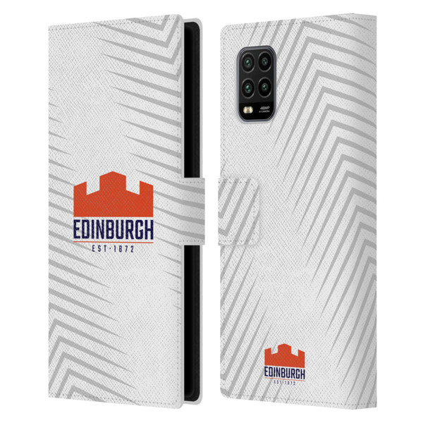 Edinburgh Rugby Graphic Art White Logo Leather Book Wallet Case Cover For Xiaomi Mi 10 Lite 5G