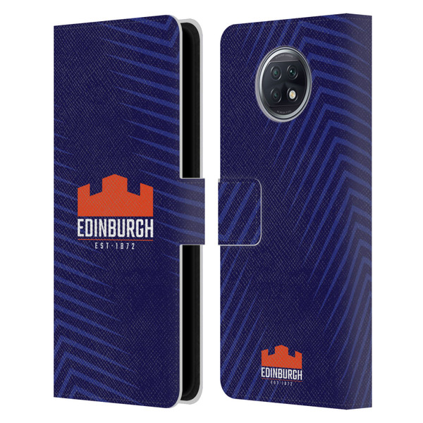 Edinburgh Rugby Graphic Art Blue Logo Leather Book Wallet Case Cover For Xiaomi Redmi Note 9T 5G