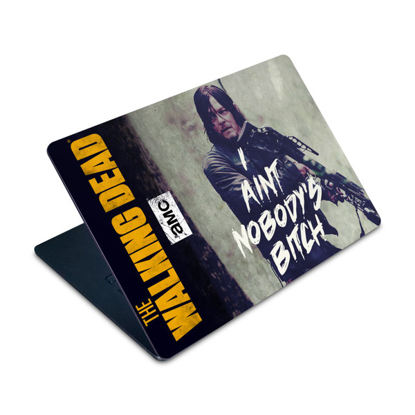 AMC The Walking Dead Daryl Dixon Art Typography Vinyl Sticker Skin Decal Cover for Apple MacBook Air 15" M2 2023 