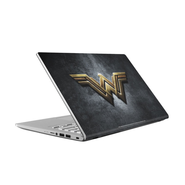 Justice League Movie Logo And Character Art Wonder Woman Vinyl Sticker Skin Decal Cover for Asus Vivobook 14 X409FA-EK555T