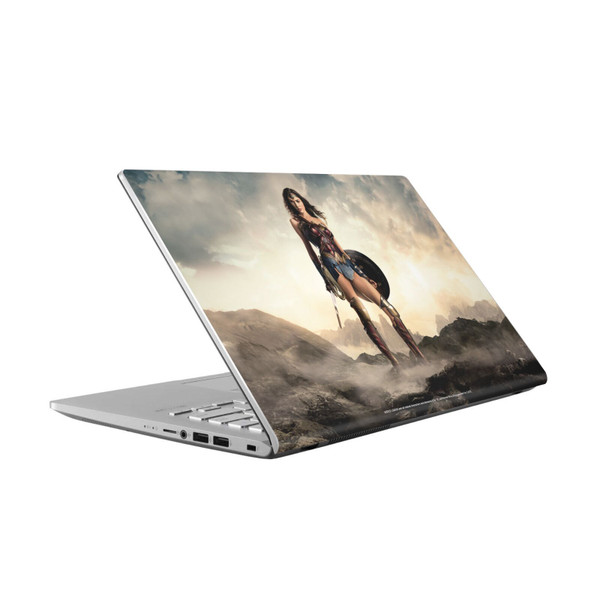 Justice League Movie Logo And Character Art Wonder Woman Poster Vinyl Sticker Skin Decal Cover for Asus Vivobook 14 X409FA-EK555T