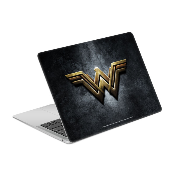 Justice League Movie Logo And Character Art Wonder Woman Vinyl Sticker Skin Decal Cover for Apple MacBook Air 13.3" A1932/A2179