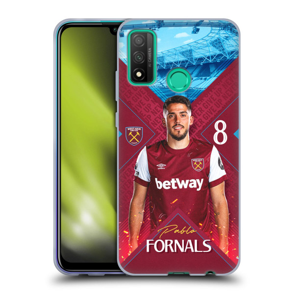 West Ham United FC 2023/24 First Team Pablo Fornals Soft Gel Case for Huawei P Smart (2020)