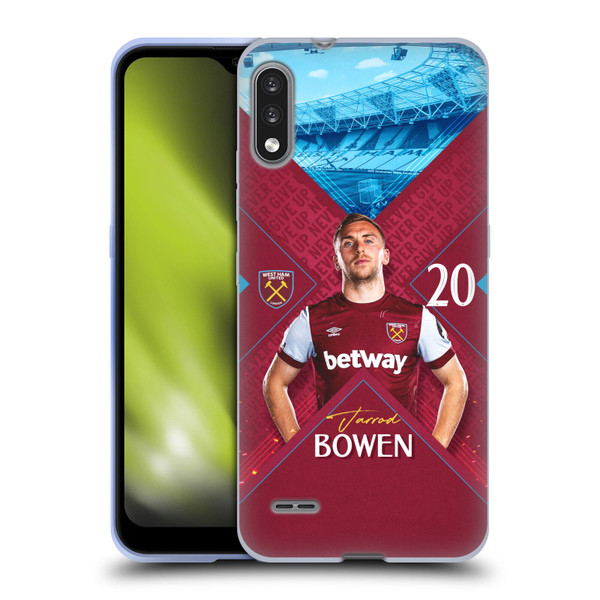 West Ham United FC 2023/24 First Team Jarrod Bowen Soft Gel Case for LG K22