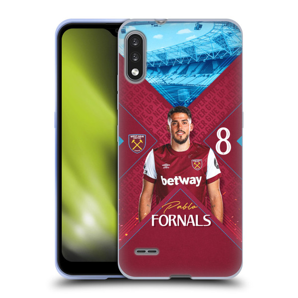 West Ham United FC 2023/24 First Team Pablo Fornals Soft Gel Case for LG K22
