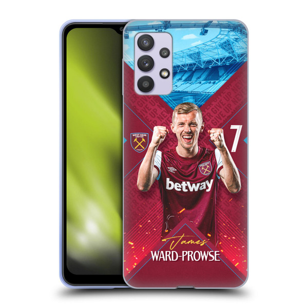 West Ham United FC 2023/24 First Team James Ward-Prowse Soft Gel Case for Samsung Galaxy A32 5G / M32 5G (2021)