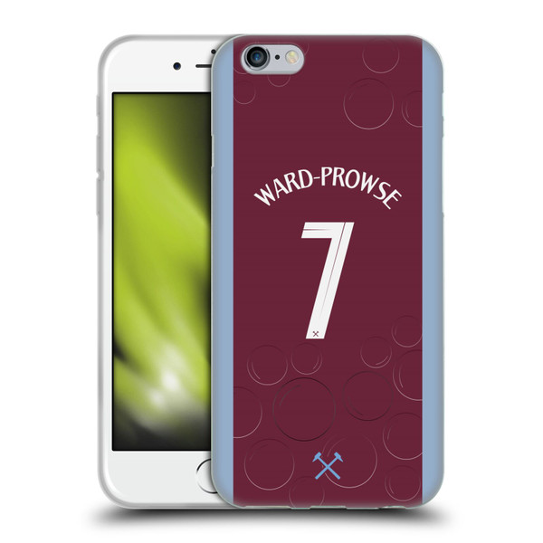 West Ham United FC 2023/24 Players Home Kit James Ward-Prowse Soft Gel Case for Apple iPhone 6 / iPhone 6s