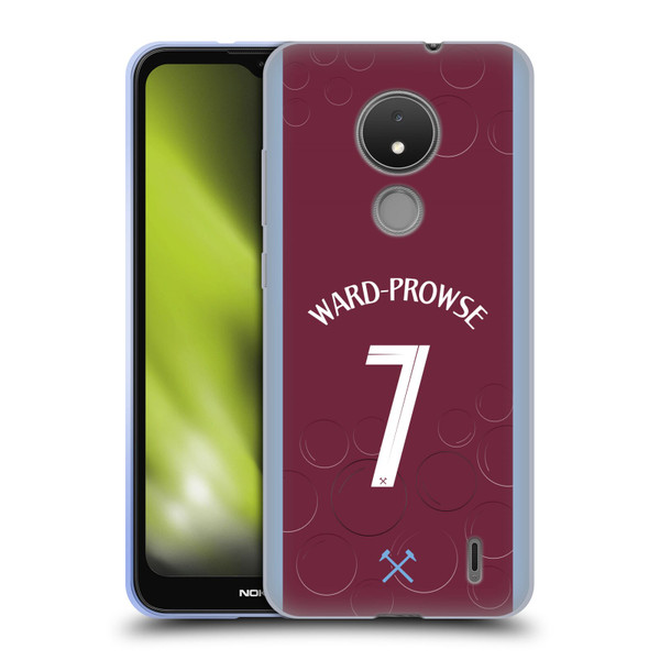 West Ham United FC 2023/24 Players Home Kit James Ward-Prowse Soft Gel Case for Nokia C21