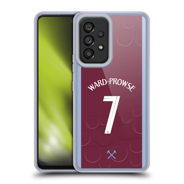 West Ham United FC 2023/24 Players Home Kit James Ward-Prowse Soft Gel Case for Samsung Galaxy A53 5G (2022)