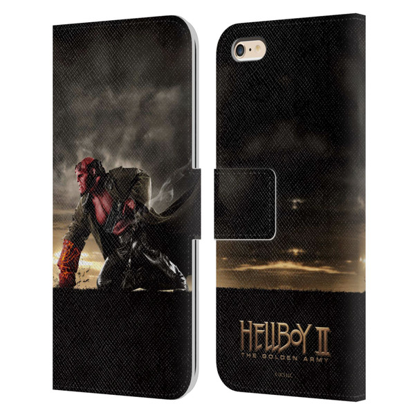 Hellboy II Graphics Key Art Poster Leather Book Wallet Case Cover For Apple iPhone 6 Plus / iPhone 6s Plus
