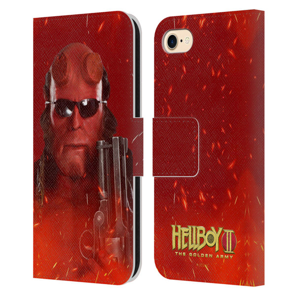 Hellboy II Graphics Right Hand of Doom Leather Book Wallet Case Cover For Apple iPhone 7 / 8 / SE 2020 & 2022
