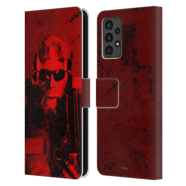 Hellboy II Graphics Portrait Sunglasses Leather Book Wallet Case Cover For Samsung Galaxy A13 (2022)