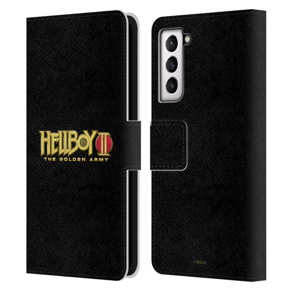Hellboy II Graphics Logo Leather Book Wallet Case Cover For Samsung Galaxy S21 5G