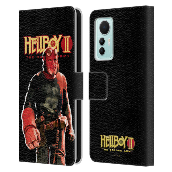 Hellboy II Graphics The Samaritan Leather Book Wallet Case Cover For Xiaomi 12 Lite