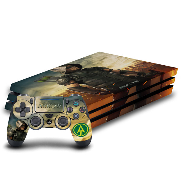 Arrow TV Series Posters Season 4 Vinyl Sticker Skin Decal Cover for Sony PS4 Pro Bundle