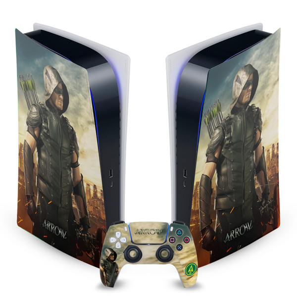Arrow TV Series Posters Season 4 Vinyl Sticker Skin Decal Cover for Sony PS5 Digital Edition Bundle