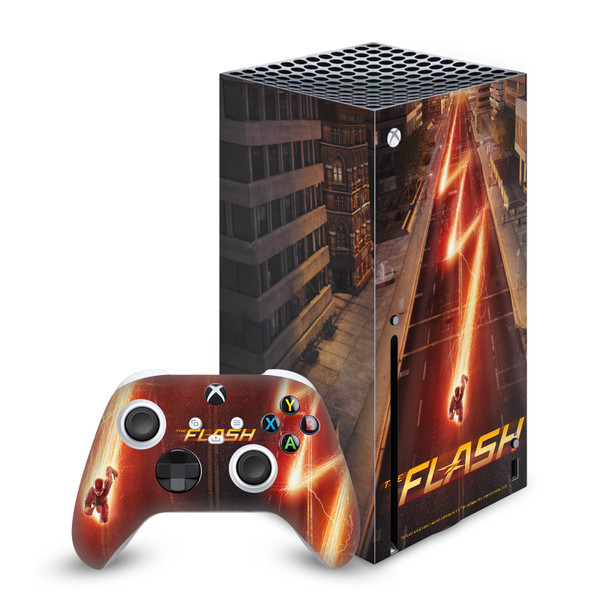 The Flash TV Series Poster Barry Vinyl Sticker Skin Decal Cover for Microsoft Series X Console & Controller