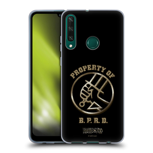 Hellboy II Graphics Property of BPRD Soft Gel Case for Huawei Y6p