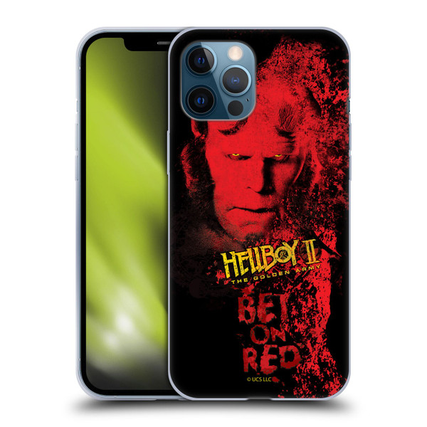 Hellboy II Graphics Bet On Red Soft Gel Case for Apple iPhone 12 Pro Max
