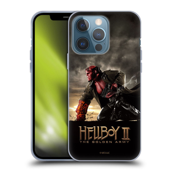 Hellboy II Graphics Key Art Poster Soft Gel Case for Apple iPhone 13 Pro