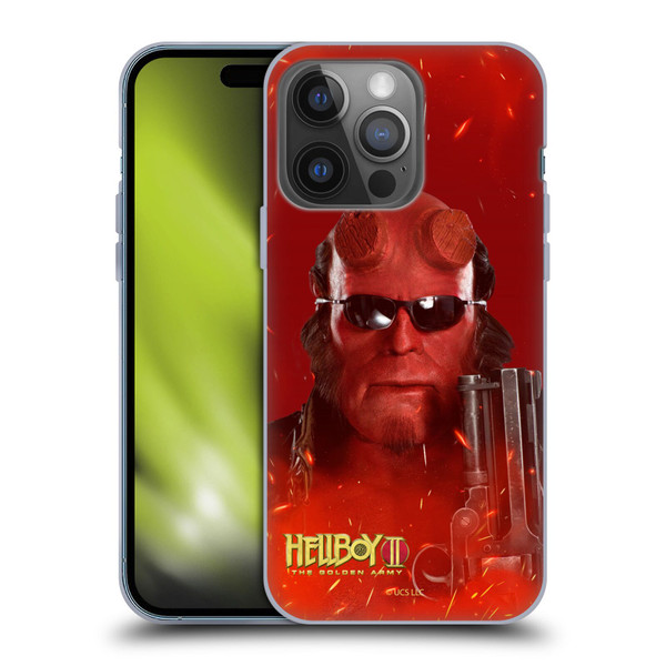 Hellboy II Graphics Right Hand of Doom Soft Gel Case for Apple iPhone 14 Pro