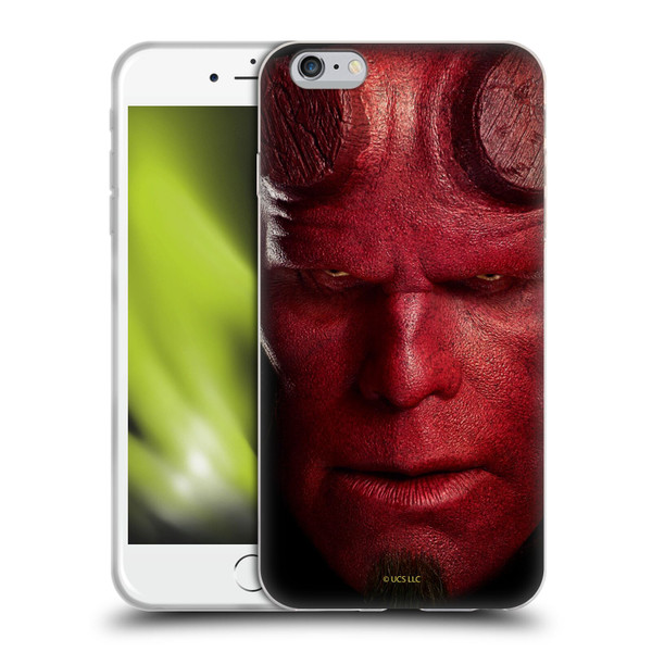 Hellboy II Graphics Face Portrait Soft Gel Case for Apple iPhone 6 Plus / iPhone 6s Plus