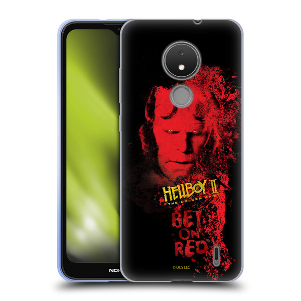 Hellboy II Graphics Bet On Red Soft Gel Case for Nokia C21