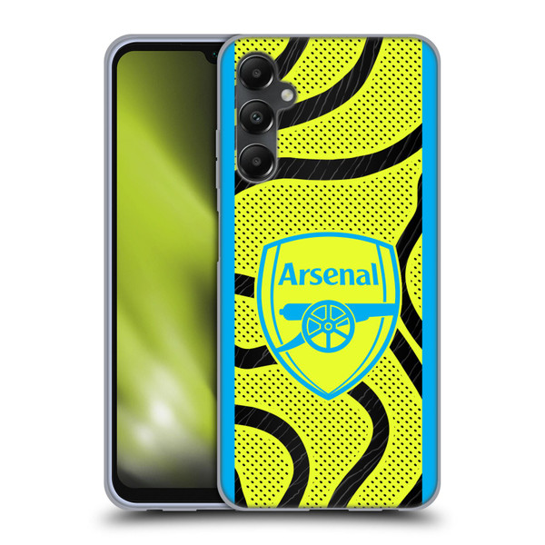 Arsenal FC 2023/24 Crest Kit Away Soft Gel Case for Samsung Galaxy A05s