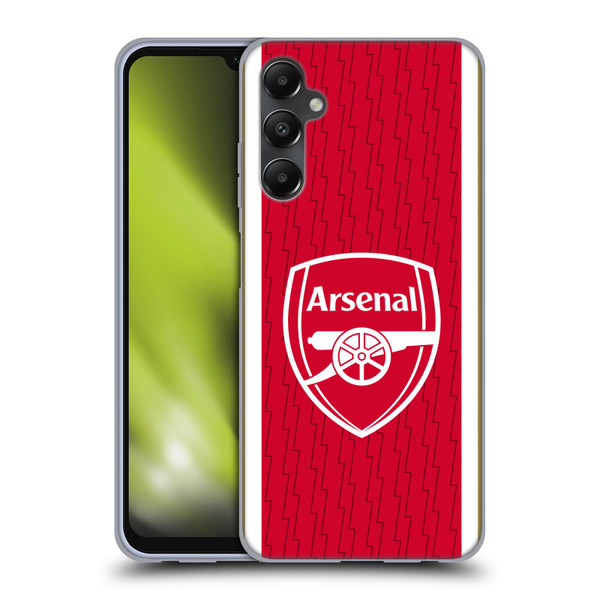Arsenal FC 2023/24 Crest Kit Home Soft Gel Case for Samsung Galaxy A05s