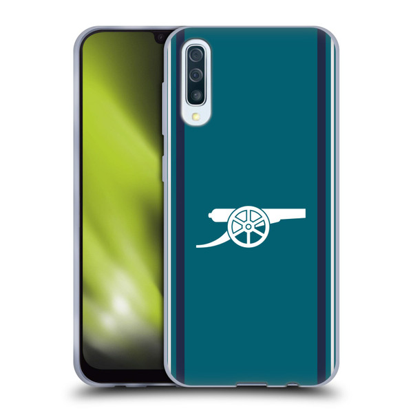Arsenal FC 2023/24 Crest Kit Third Soft Gel Case for Samsung Galaxy A50/A30s (2019)