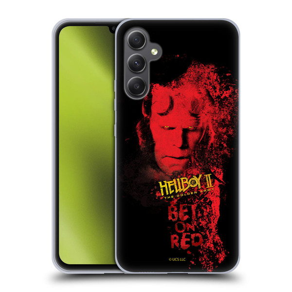 Hellboy II Graphics Bet On Red Soft Gel Case for Samsung Galaxy A34 5G