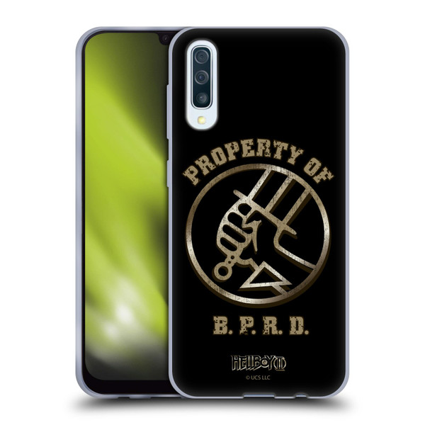 Hellboy II Graphics Property of BPRD Soft Gel Case for Samsung Galaxy A50/A30s (2019)