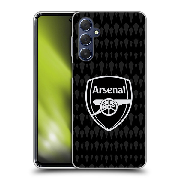 Arsenal FC 2023/24 Crest Kit Home Goalkeeper Soft Gel Case for Samsung Galaxy M54 5G